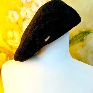 Men’s Renoma Wool Grey Plaid Flat Cap Newsboy 🖤